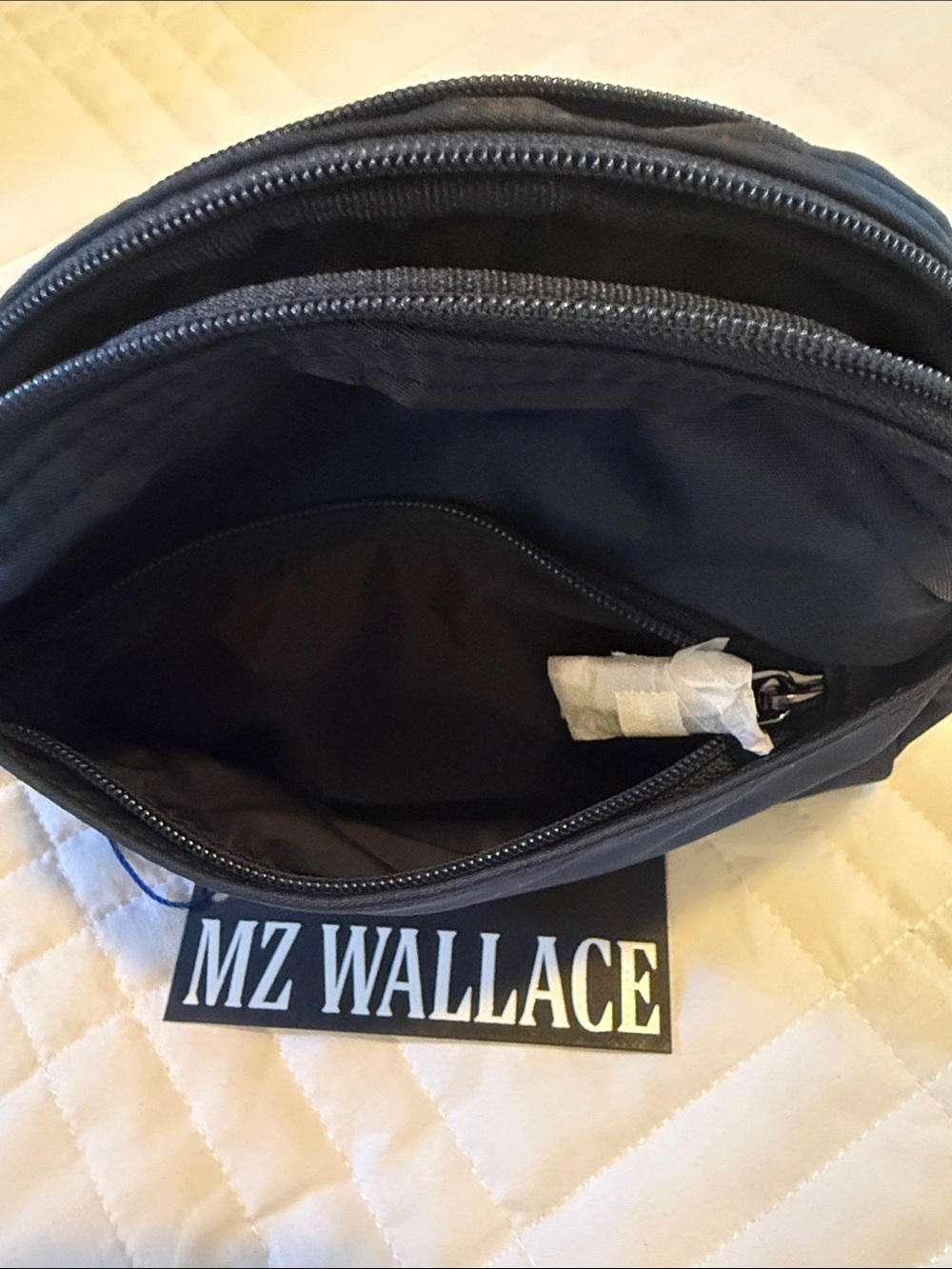 MZ Wallace Navy Nylon Toiletry Pouch - Picture 8 of 8